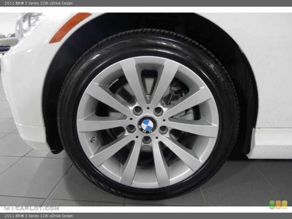 2011 BMW 3 Series 328i xDrive Sedan Wheel and Tire Photo #41658731