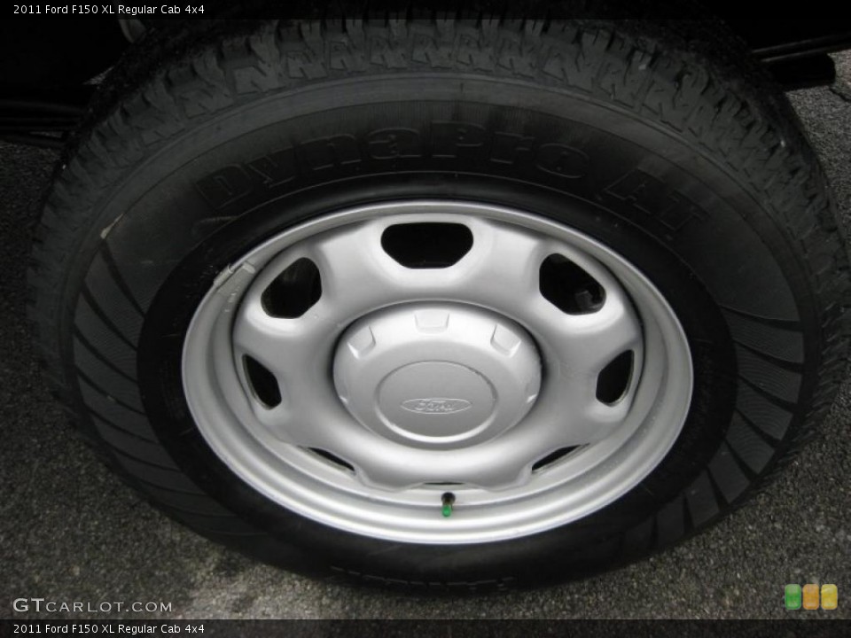 2011 Ford F150 XL Regular Cab 4x4 Wheel and Tire Photo #41661043