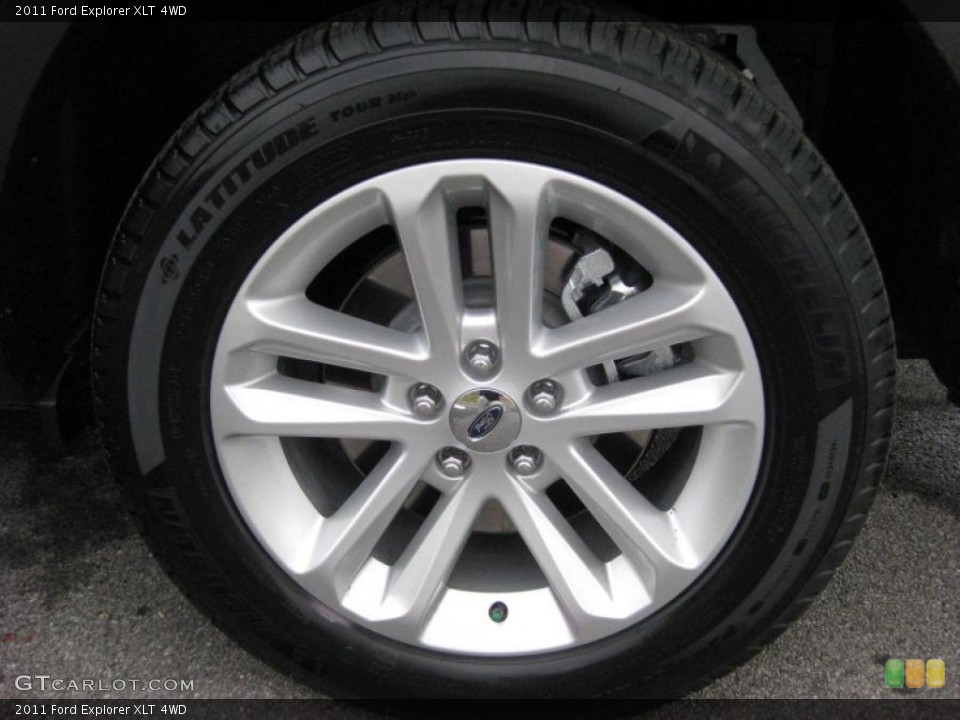 2011 Ford Explorer XLT 4WD Wheel and Tire Photo #41663699