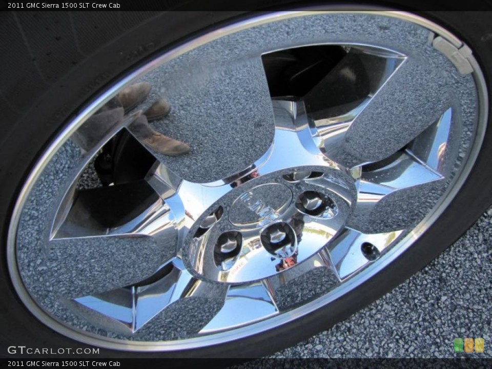 2011 GMC Sierra 1500 SLT Crew Cab Wheel and Tire Photo #41667644