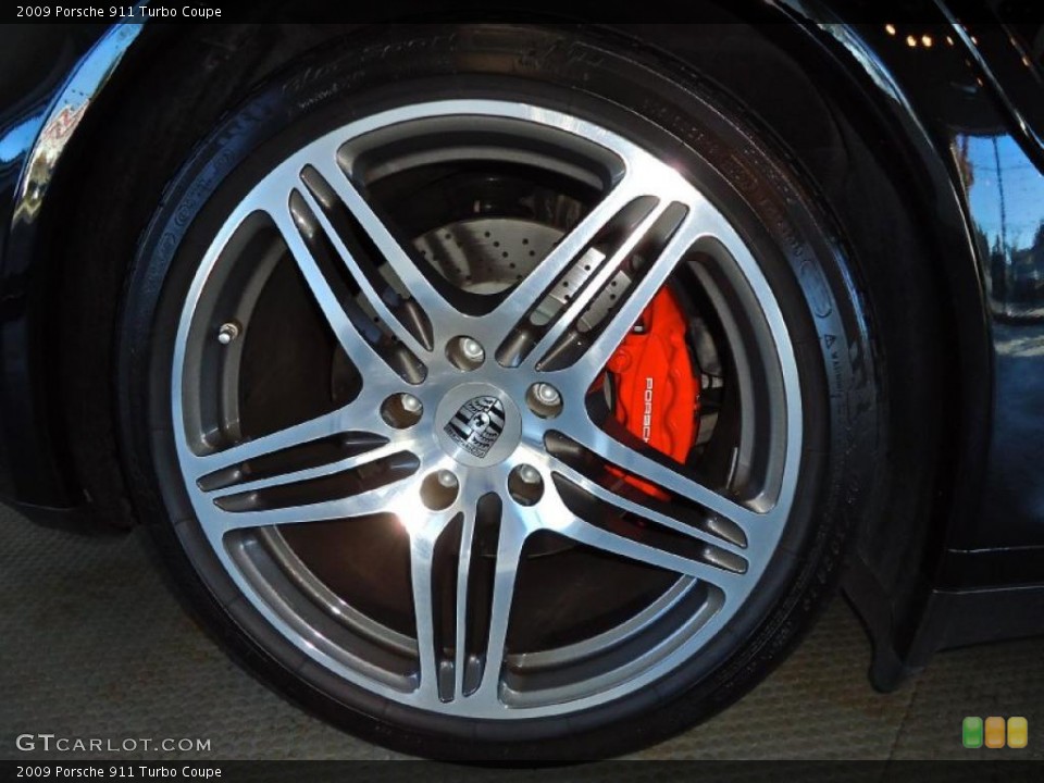 2009 Porsche 911 Turbo Coupe Wheel and Tire Photo #41677985