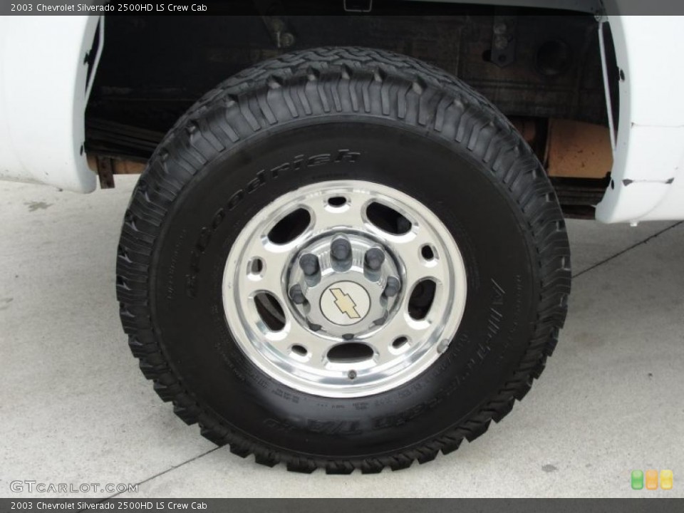 2003 Chevrolet Silverado 2500HD LS Crew Cab Wheel and Tire Photo #41679149