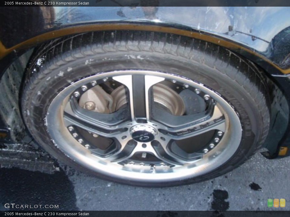 2005 Mercedes-Benz C Custom Wheel and Tire Photo #41680069