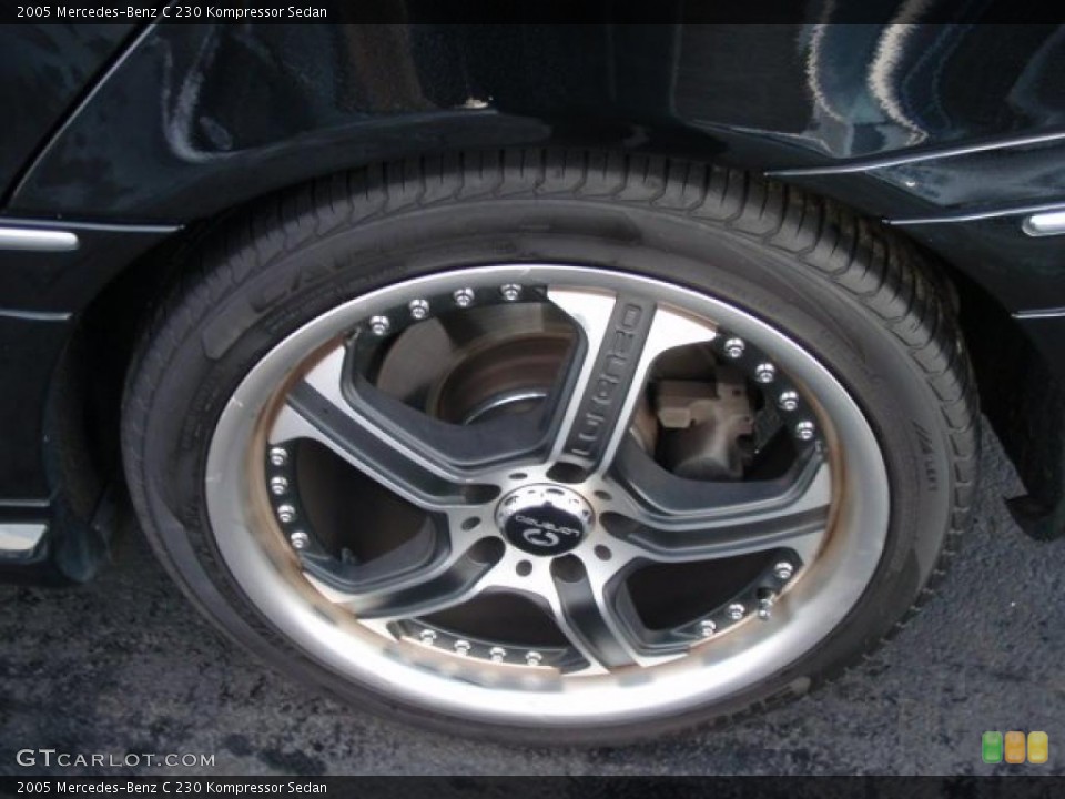 2005 Mercedes-Benz C Custom Wheel and Tire Photo #41680225