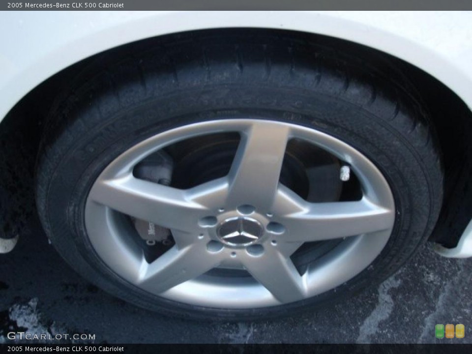 2005 Mercedes-Benz CLK 500 Cabriolet Wheel and Tire Photo #41680585