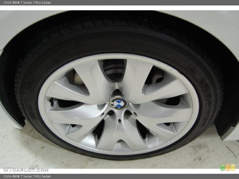 2004 BMW 7 Series 745Li Sedan Wheel and Tire Photo #41687281
