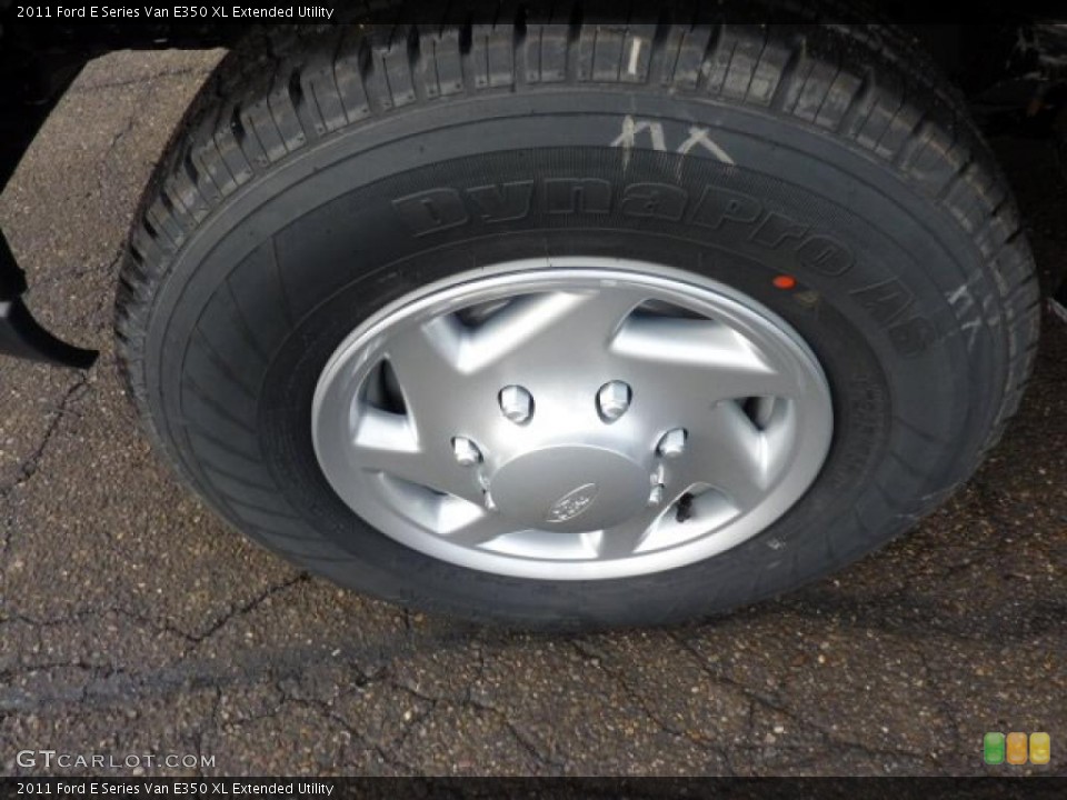 2011 Ford E Series Van E350 XL Extended Utility Wheel and Tire Photo #41695945