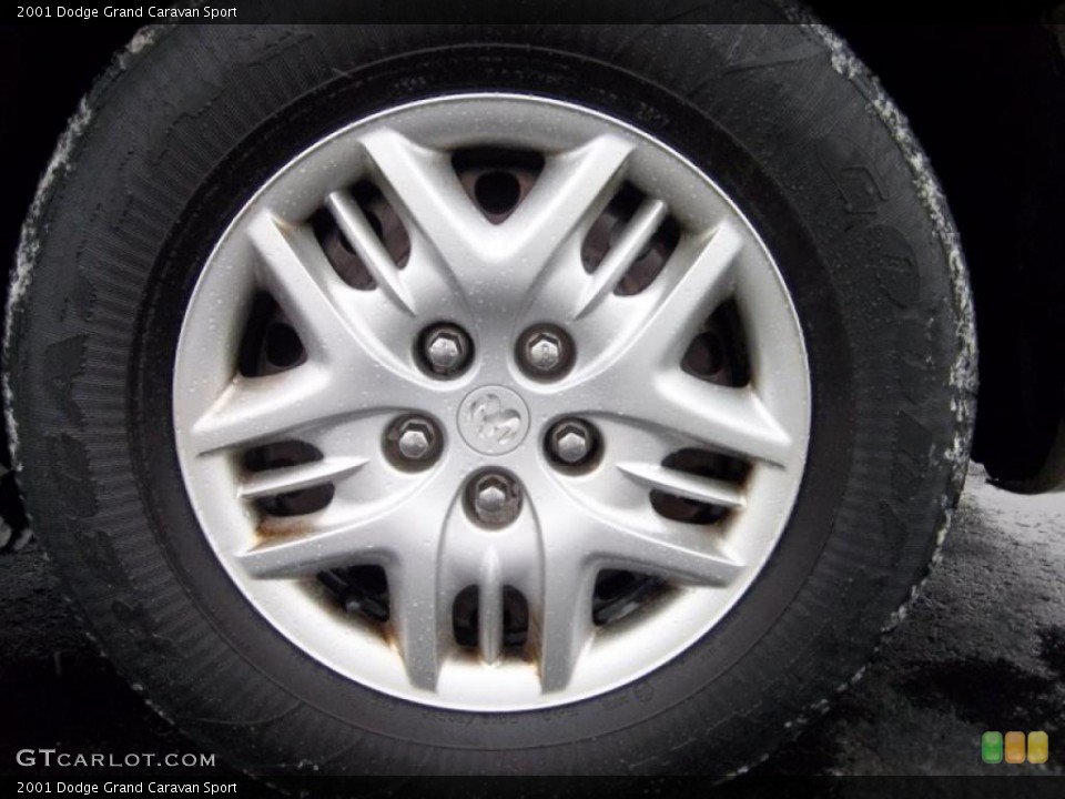 2001 Dodge Grand Caravan Sport Wheel and Tire Photo #41696333