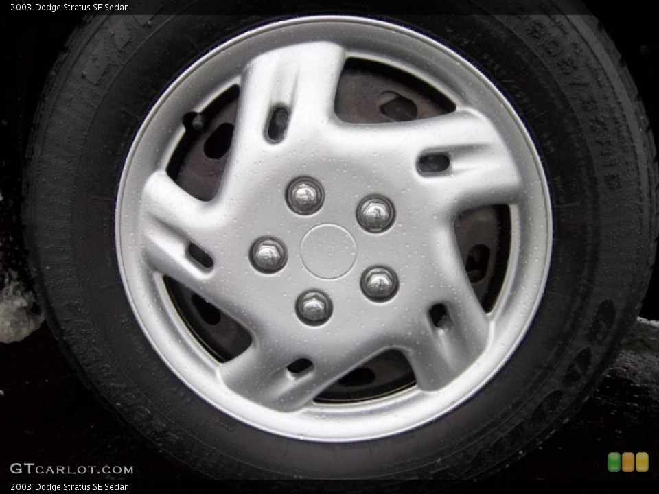 2003 Dodge Stratus SE Sedan Wheel and Tire Photo #41696533