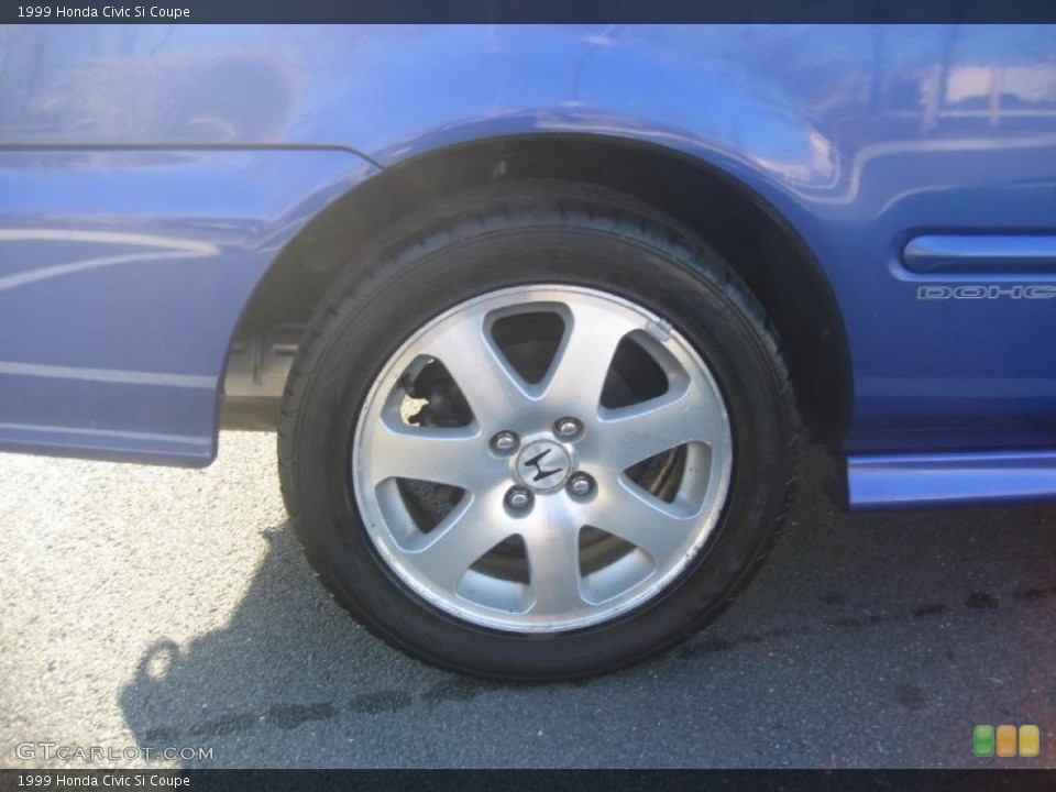 1999 Honda Civic Si Coupe Wheel and Tire Photo #41698557