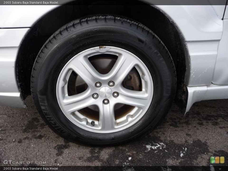 2003 Subaru Baja  Wheel and Tire Photo #41699227