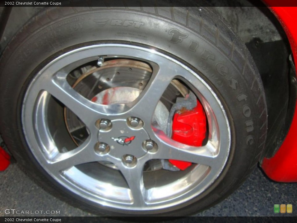 2002 Chevrolet Corvette Coupe Wheel and Tire Photo #41699631