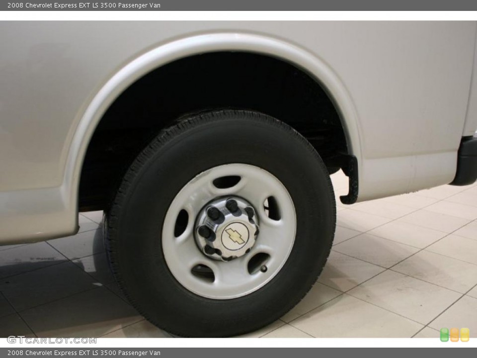 2008 Chevrolet Express EXT LS 3500 Passenger Van Wheel and Tire Photo #41704942