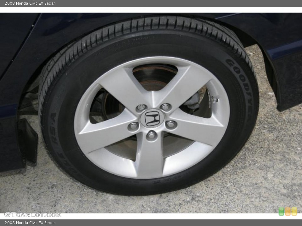 2008 Honda Civic EX Sedan Wheel and Tire Photo #41710410