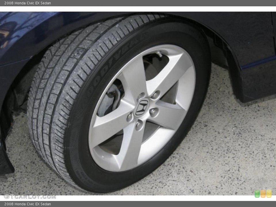 2008 Honda Civic EX Sedan Wheel and Tire Photo #41710426