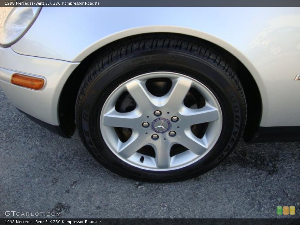 1998 Mercedes-Benz SLK 230 Kompressor Roadster Wheel and Tire Photo #41714094