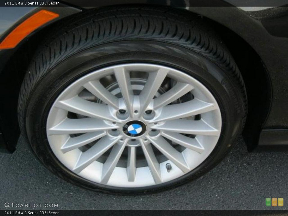 2011 BMW 3 Series 335i Sedan Wheel and Tire Photo #41714314