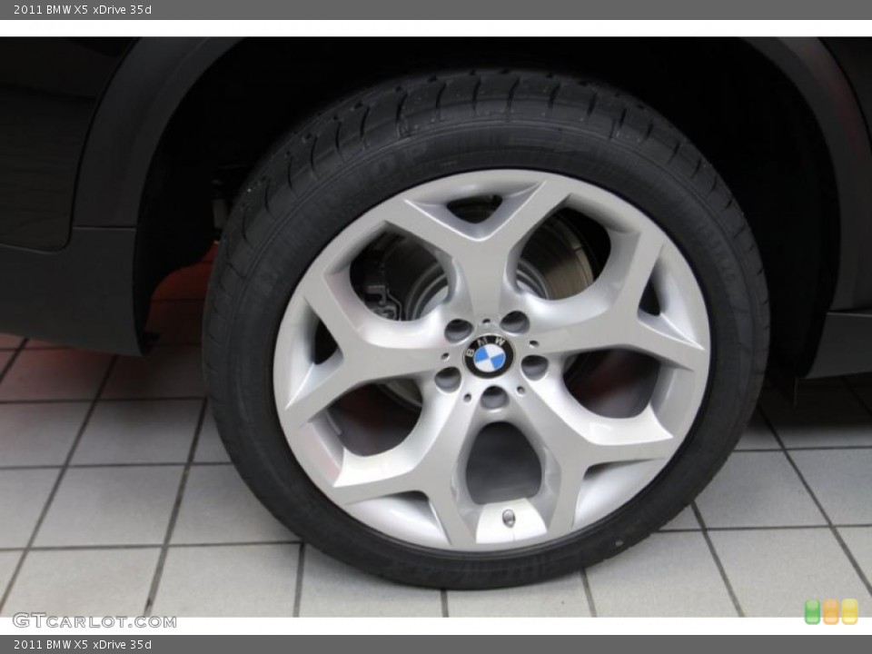 2011 BMW X5 xDrive 35d Wheel and Tire Photo #41718974