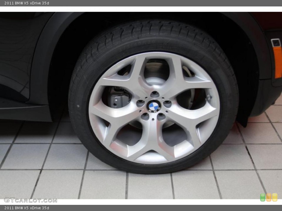 2011 BMW X5 xDrive 35d Wheel and Tire Photo #41718982