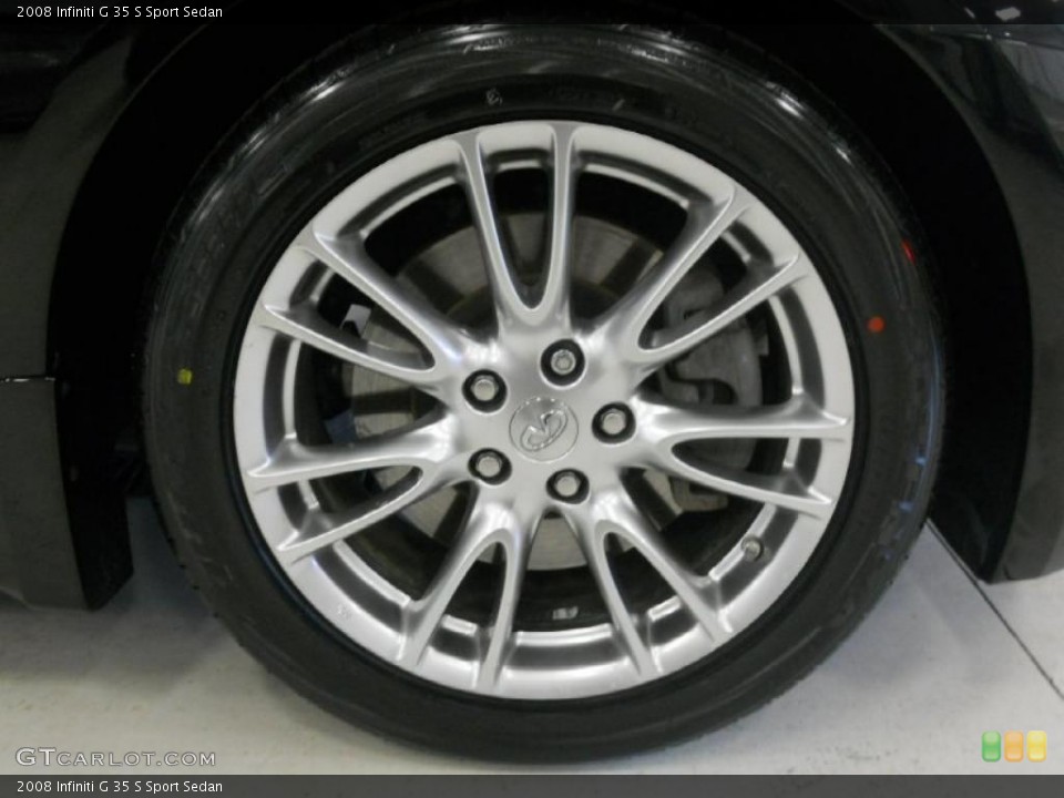 2008 Infiniti G 35 S Sport Sedan Wheel and Tire Photo #41724140