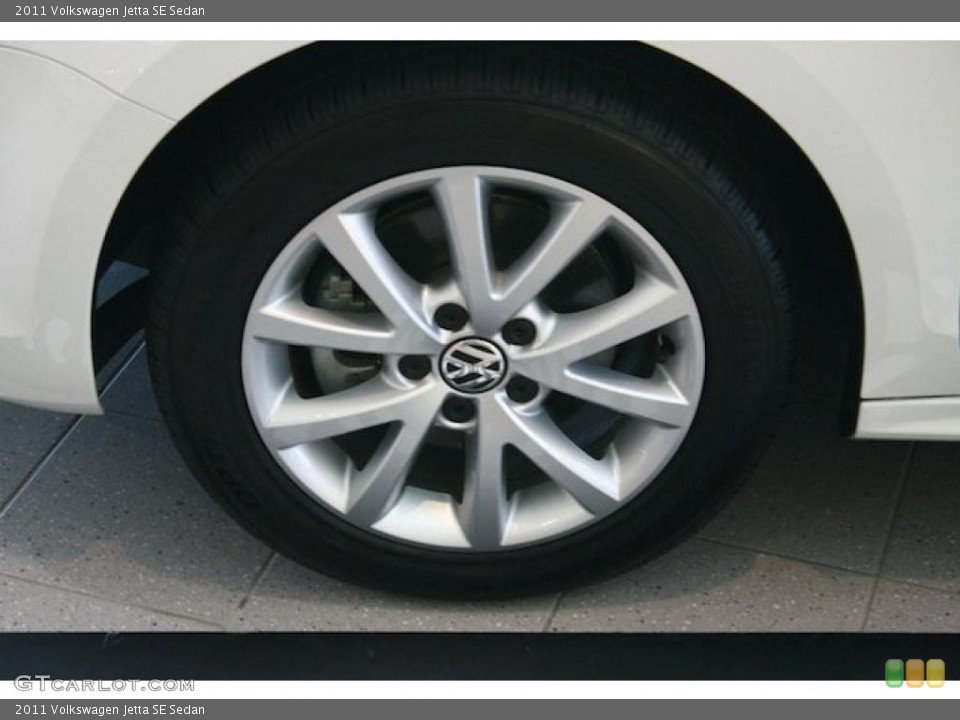 2011 Volkswagen Jetta SE Sedan Wheel and Tire Photo #41726649