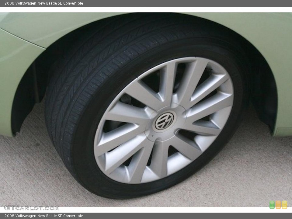 2008 Volkswagen New Beetle SE Convertible Wheel and Tire Photo #41727849