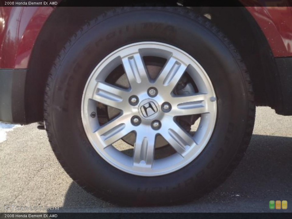 2008 Honda Element EX AWD Wheel and Tire Photo #41734970