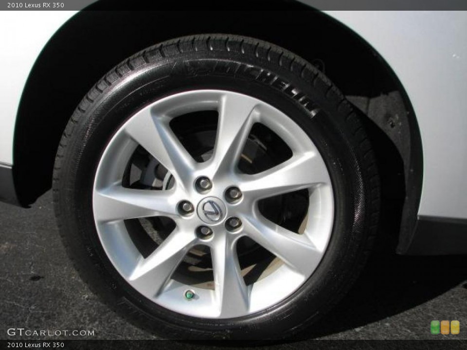 2010 Lexus RX 350 Wheel and Tire Photo #41739514