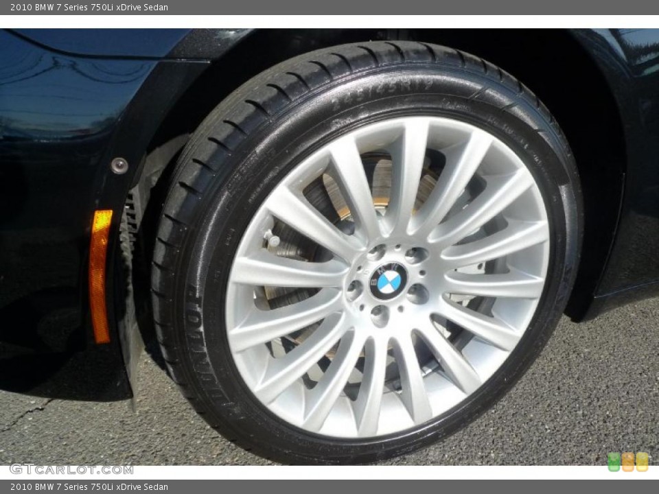 2010 BMW 7 Series 750Li xDrive Sedan Wheel and Tire Photo #41745439