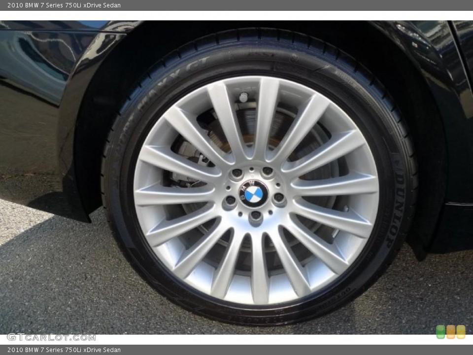 2010 BMW 7 Series 750Li xDrive Sedan Wheel and Tire Photo #41745719