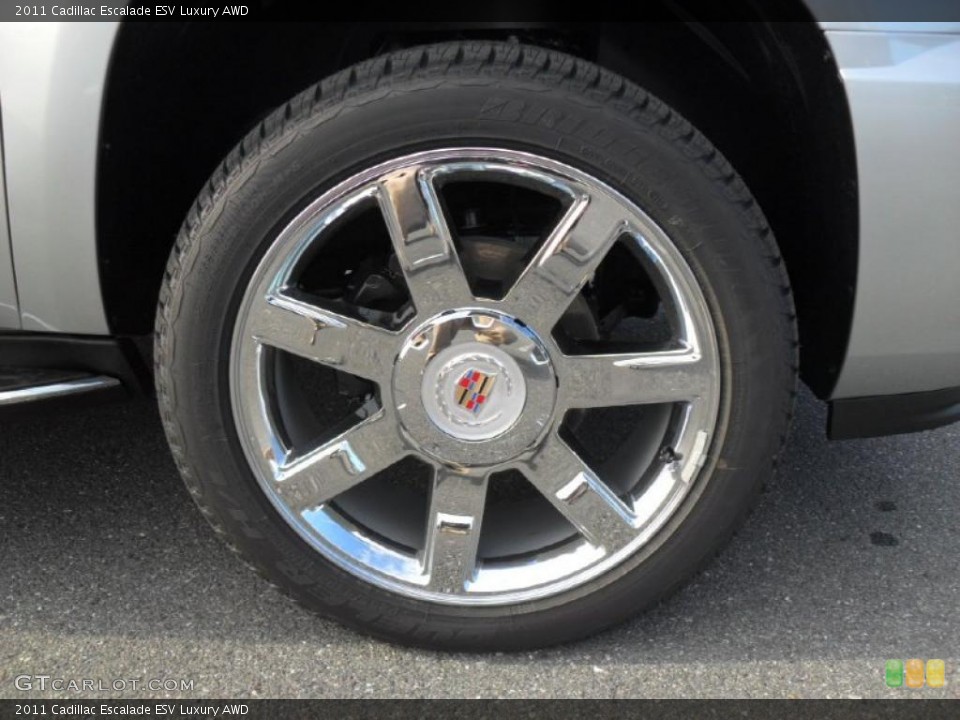 2011 Cadillac Escalade ESV Luxury AWD Wheel and Tire Photo #41745875