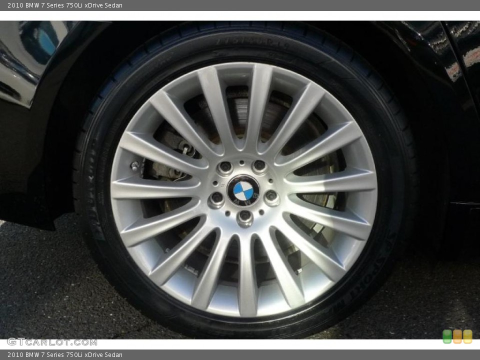 2010 BMW 7 Series 750Li xDrive Sedan Wheel and Tire Photo #41746291