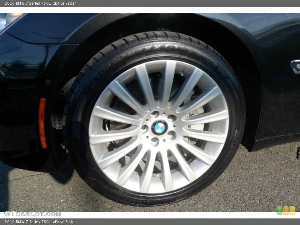 2010 BMW 7 Series 750Li xDrive Sedan Wheel and Tire Photo #41746519
