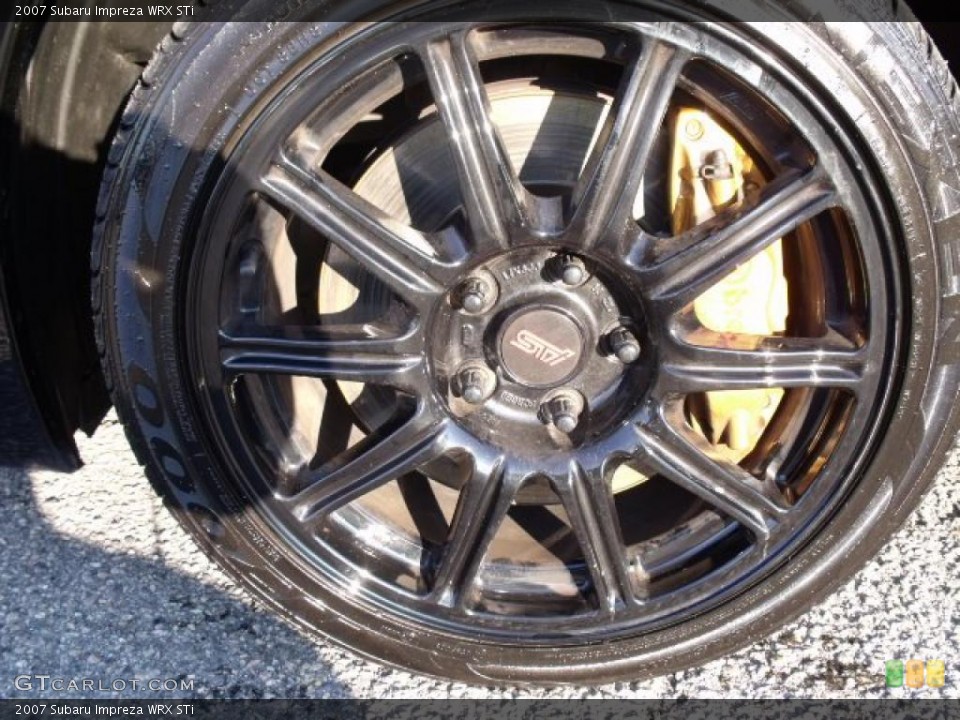 2007 Subaru Impreza WRX STi Wheel and Tire Photo #41748151