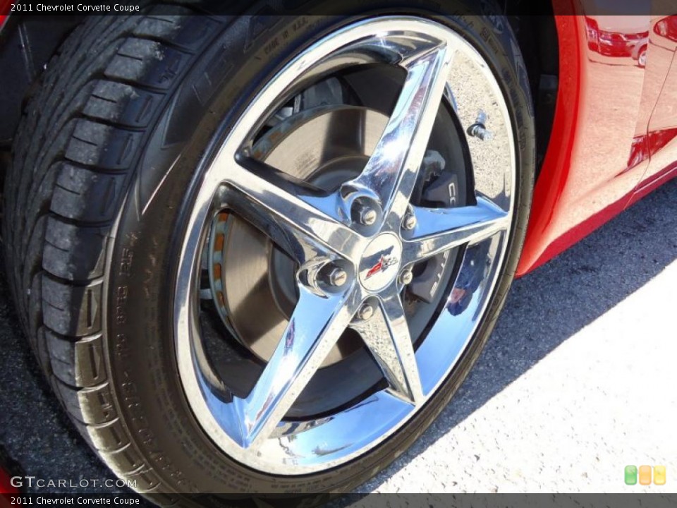 2011 Chevrolet Corvette Coupe Wheel and Tire Photo #41756156