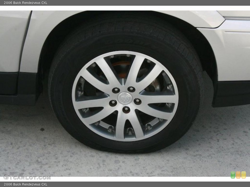 2006 Buick Rendezvous CXL Wheel and Tire Photo #41765005