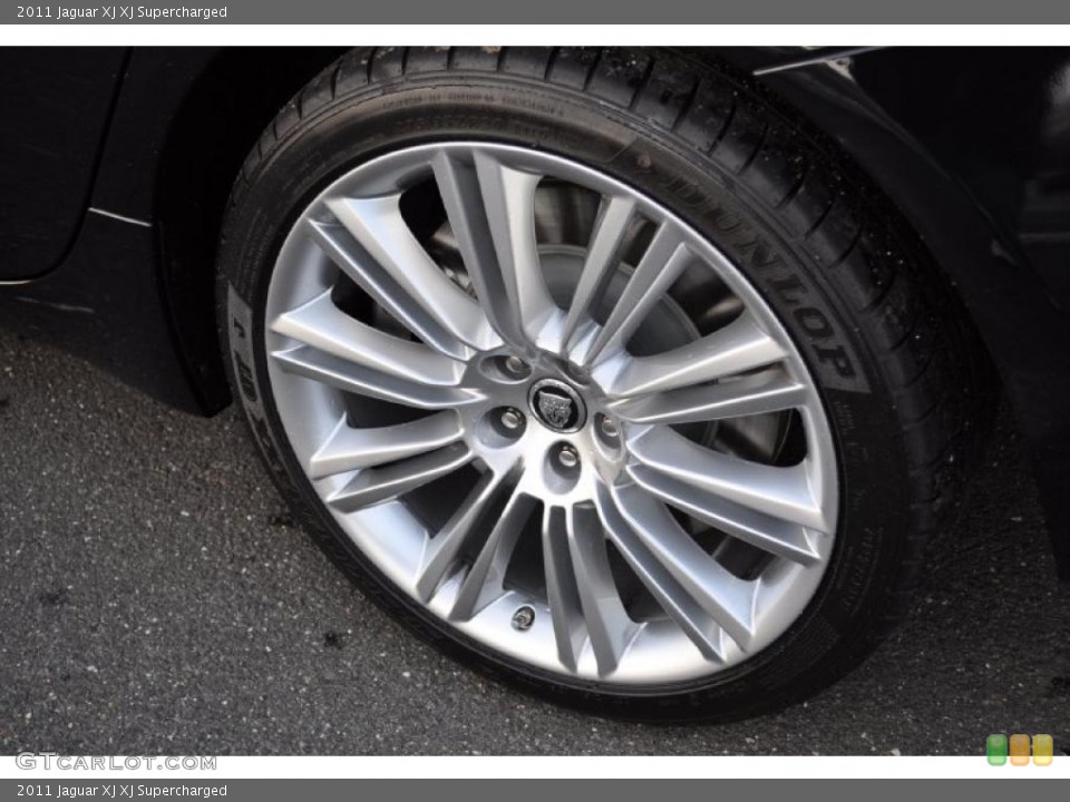 2011 Jaguar XJ XJ Supercharged Wheel and Tire Photo #41769369