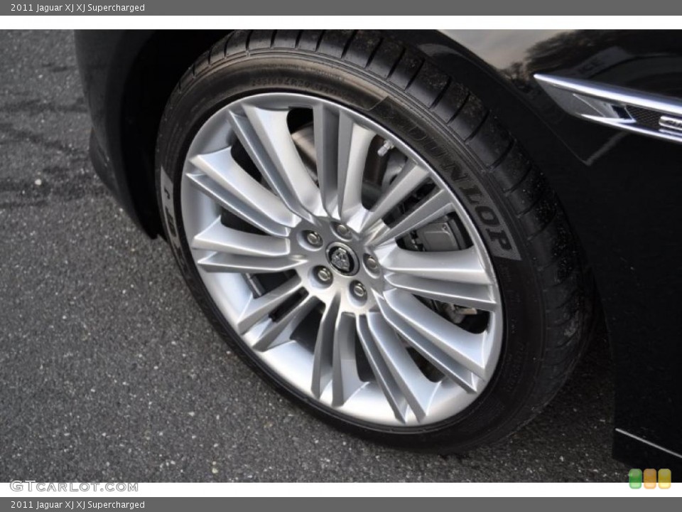 2011 Jaguar XJ XJ Supercharged Wheel and Tire Photo #41769401