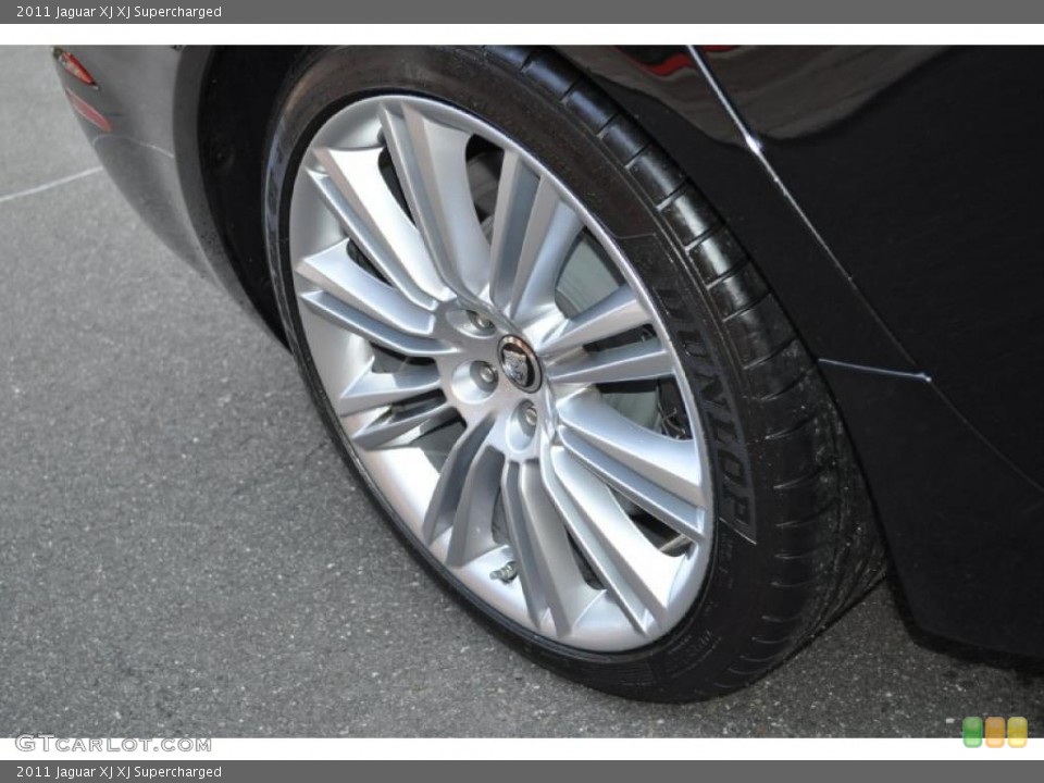 2011 Jaguar XJ XJ Supercharged Wheel and Tire Photo #41769441