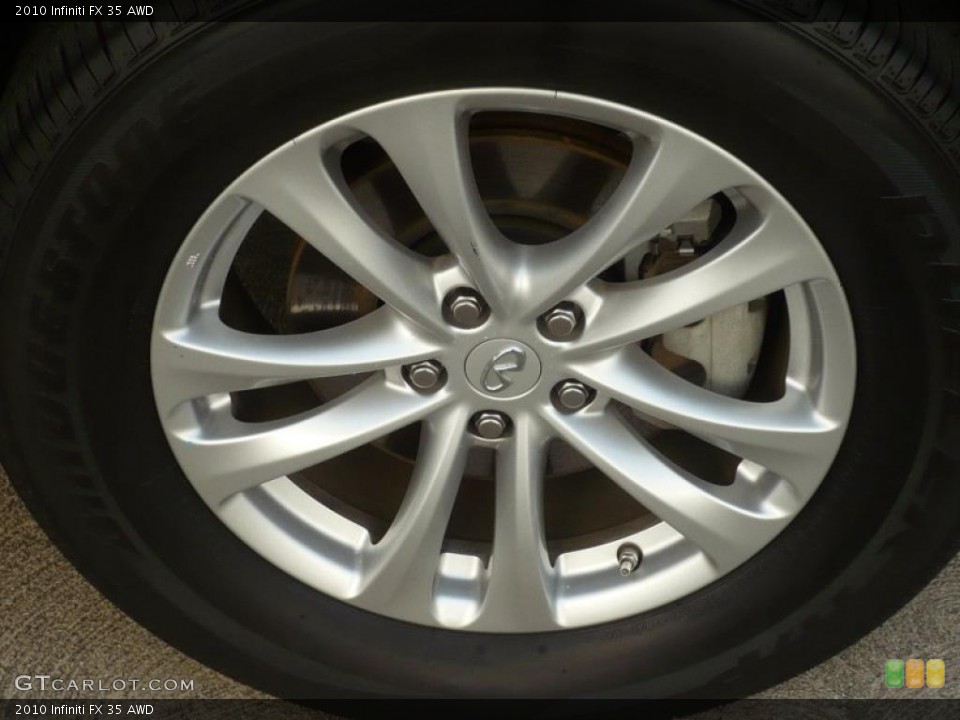 2010 Infiniti FX 35 AWD Wheel and Tire Photo #41771385