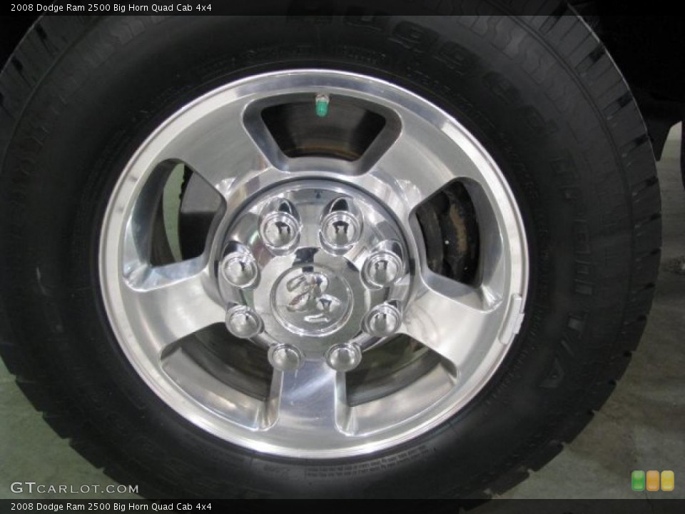2008 Dodge Ram 2500 Big Horn Quad Cab 4x4 Wheel and Tire Photo #41777465