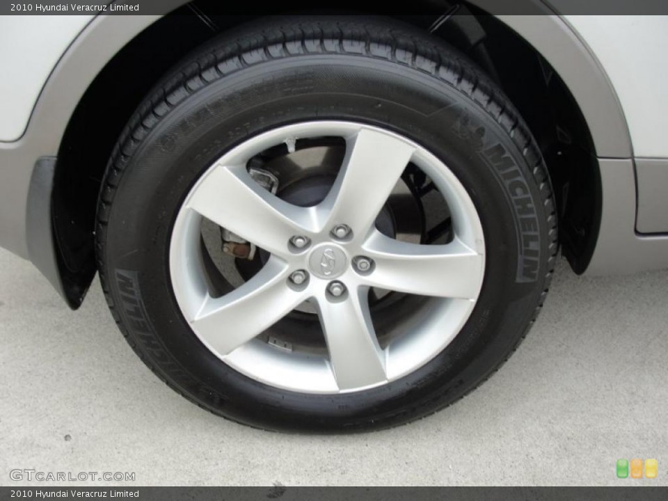 2010 Hyundai Veracruz Limited Wheel and Tire Photo #41779577