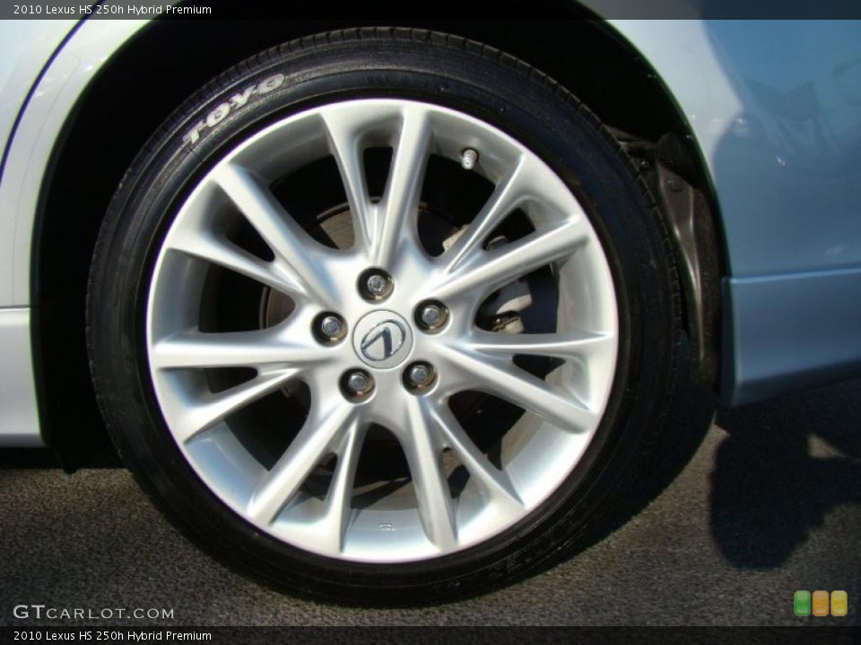 2010 Lexus HS 250h Hybrid Premium Wheel and Tire Photo #41780201