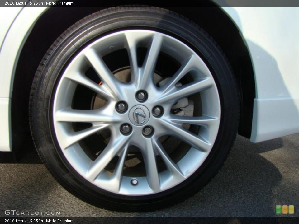 2010 Lexus HS 250h Hybrid Premium Wheel and Tire Photo #41780469
