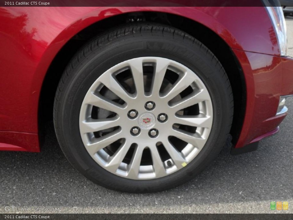 2011 Cadillac CTS Coupe Wheel and Tire Photo #41787529