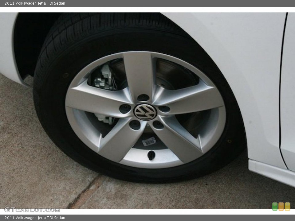 2011 Volkswagen Jetta TDI Sedan Wheel and Tire Photo #41787821