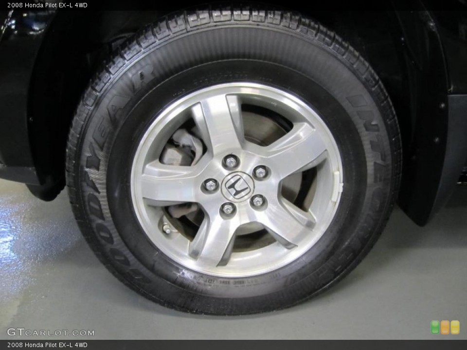 2008 Honda Pilot EX-L 4WD Wheel and Tire Photo #41789329
