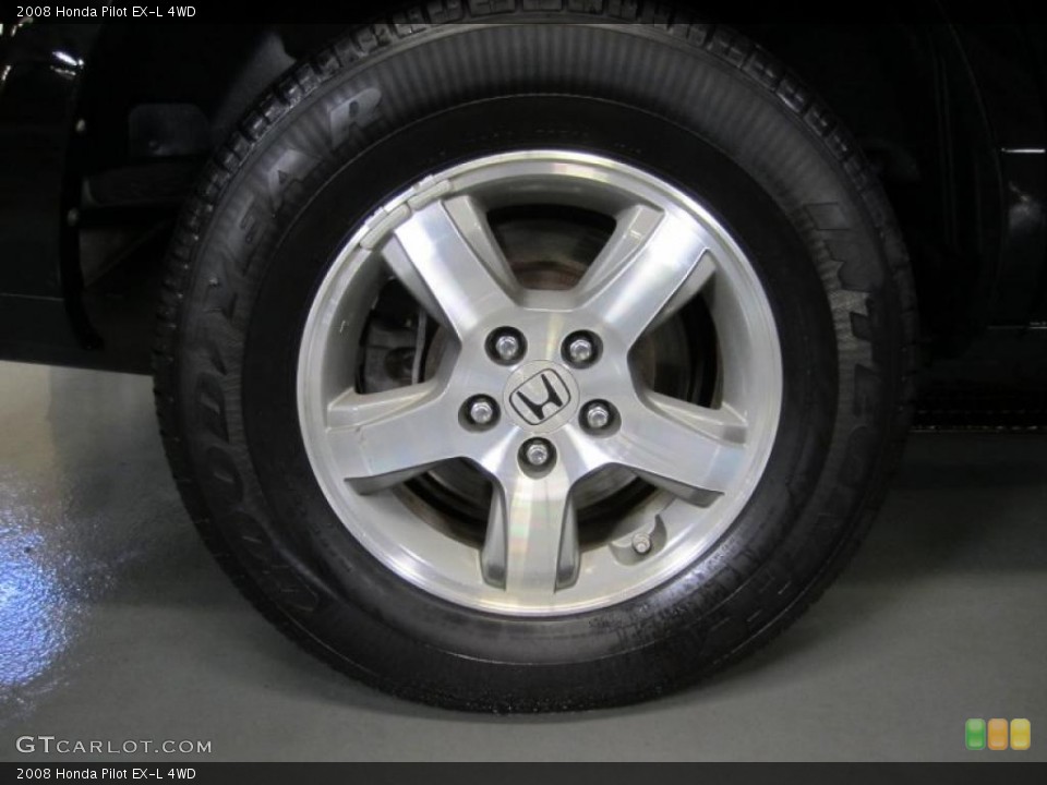 2008 Honda Pilot EX-L 4WD Wheel and Tire Photo #41789405