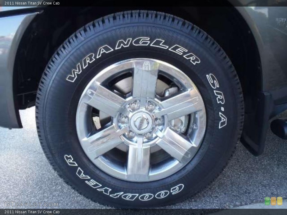 2011 Nissan Titan SV Crew Cab Wheel and Tire Photo #41793464