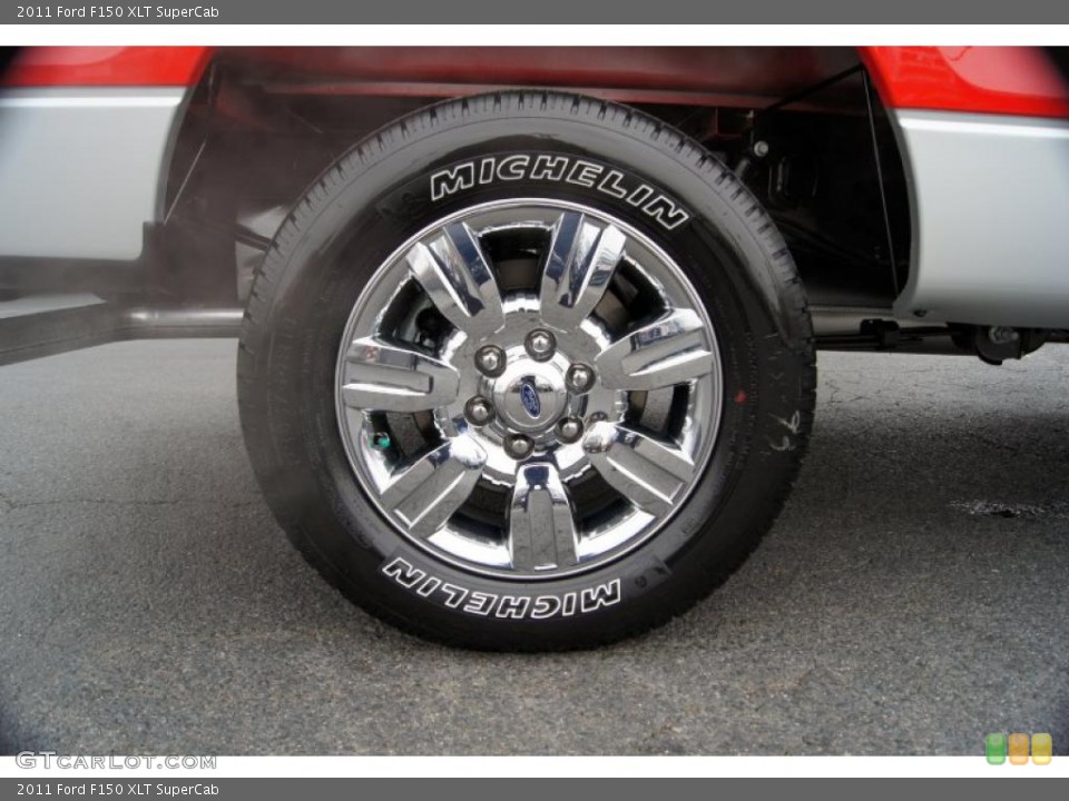 2011 Ford F150 XLT SuperCab Wheel and Tire Photo #41801847